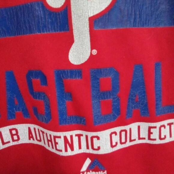 MLB Philadelphia Phillys Baseball Hoodie by Majestic, XL - Picture 5 of 8
